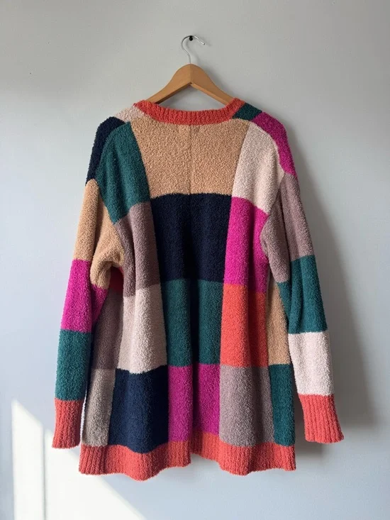 (XL) Grace & Lace cloud patchwork cardigan - Picture 4 of 6